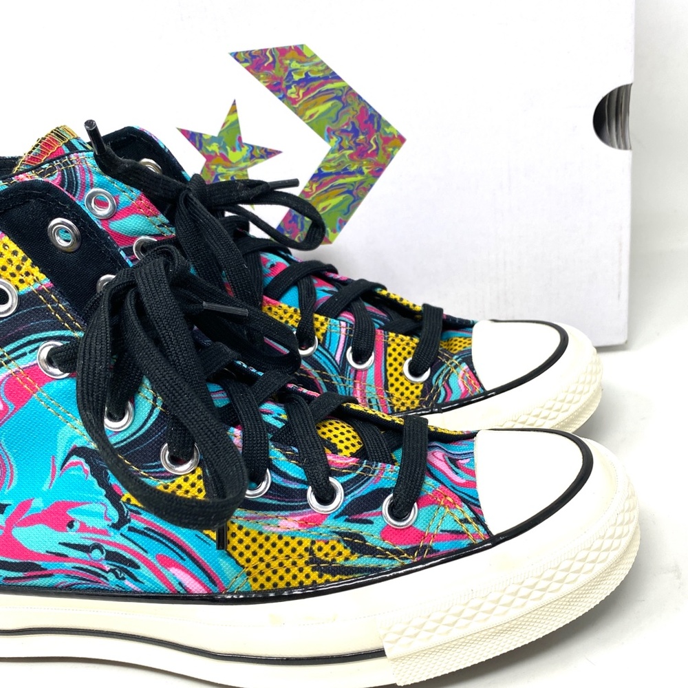 Converse CHUCK 70 Marbled All Star High Top Multicolor Canvas Women Size A00421C - Picture 8 of 10